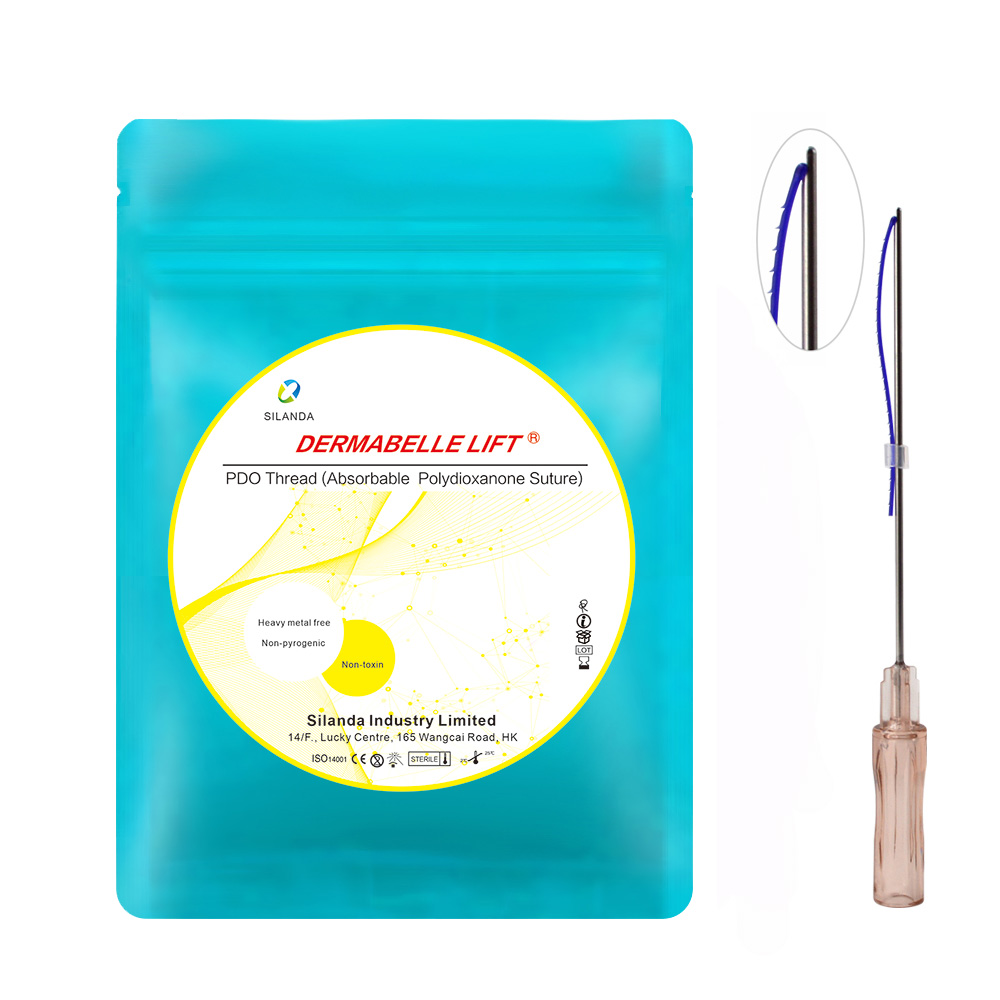 PDO Thread Lift 4D Cog Thread With L Blunt Cannula For Nose